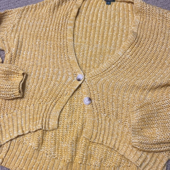 EUC Wild Fable Slouchy Gold Cardigan XS - Picture 4 of 13